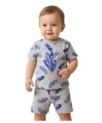 Gray Feathers 2-Piece Suit for Infant - Image 7