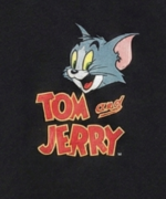 Tom & Jerry Black Hoodie for Kids - Image 4