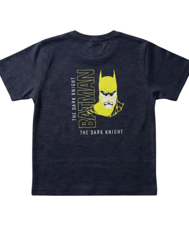 Navy Blue Batman T-shirt For Kids 02