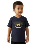 Navy Blue Batman T-shirt For Kids 05
