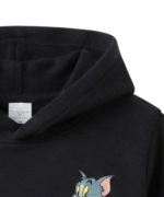 Tom & Jerry Black Hoodie for Kids - Image 5