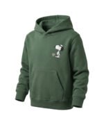Green Snoopy Hoodie for Kids