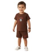 Brown Mickey Mouse 2-Piece Suit for Infant - Image 6