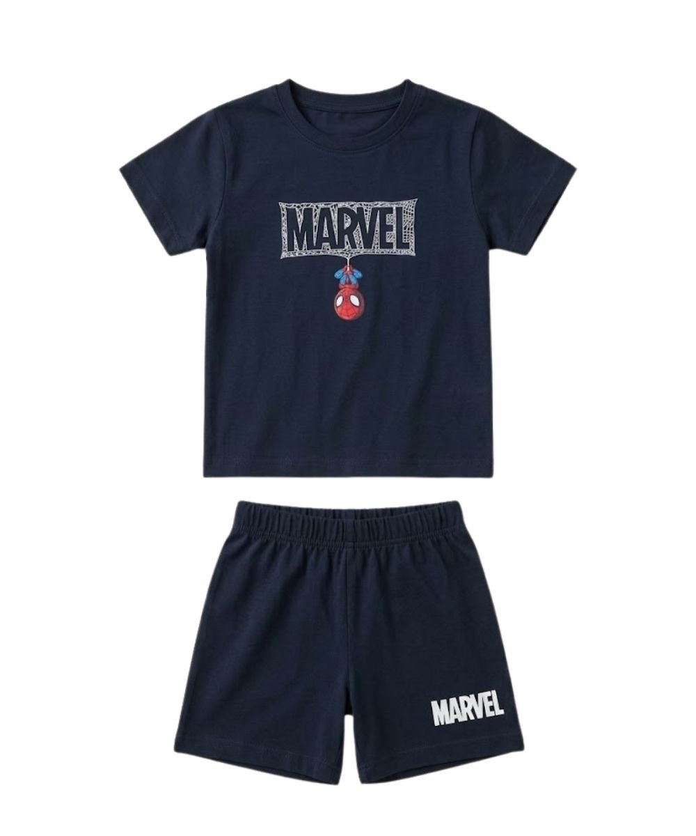 19 Blue Marvel Spider 2-Piece Suit for Infant - Image 1
