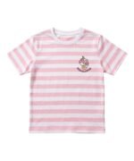 Pink Unicorn Stripe T-shirt For Kids