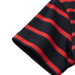 Black Red Bold Stripe T-shirt For Kids - Image 6