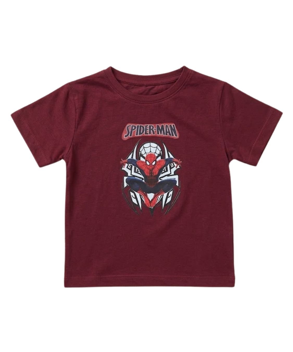 1 Maroon Spider Man T-shirt For Kids - Image 1