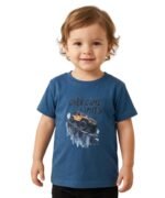 Blue Over Come Limits T-shirt For Kids - Image 4