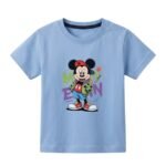 Mickey Mouse Sky Blue T-shirt For Kids