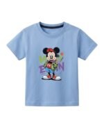 Mickey Mouse Sky Blue T-shirt For Kids
