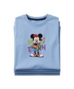 Mickey Mouse Sky Blue T-shirt For Kids - Image 5