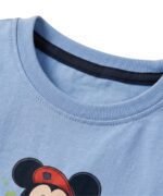Mickey Mouse Sky Blue T-shirt For Kids - Image 6