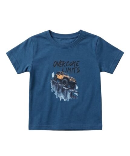 Blue Over Come Limits T-shirt For Kids