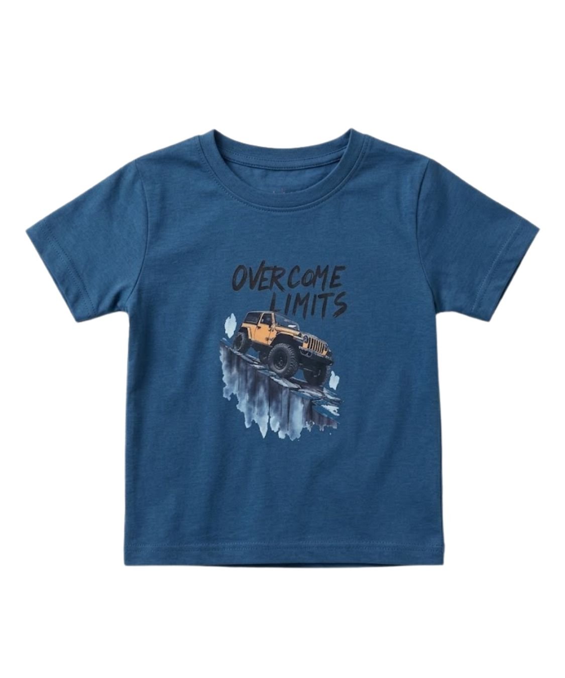 8 Blue Over Come Limits T-shirt For Kids - Image 1